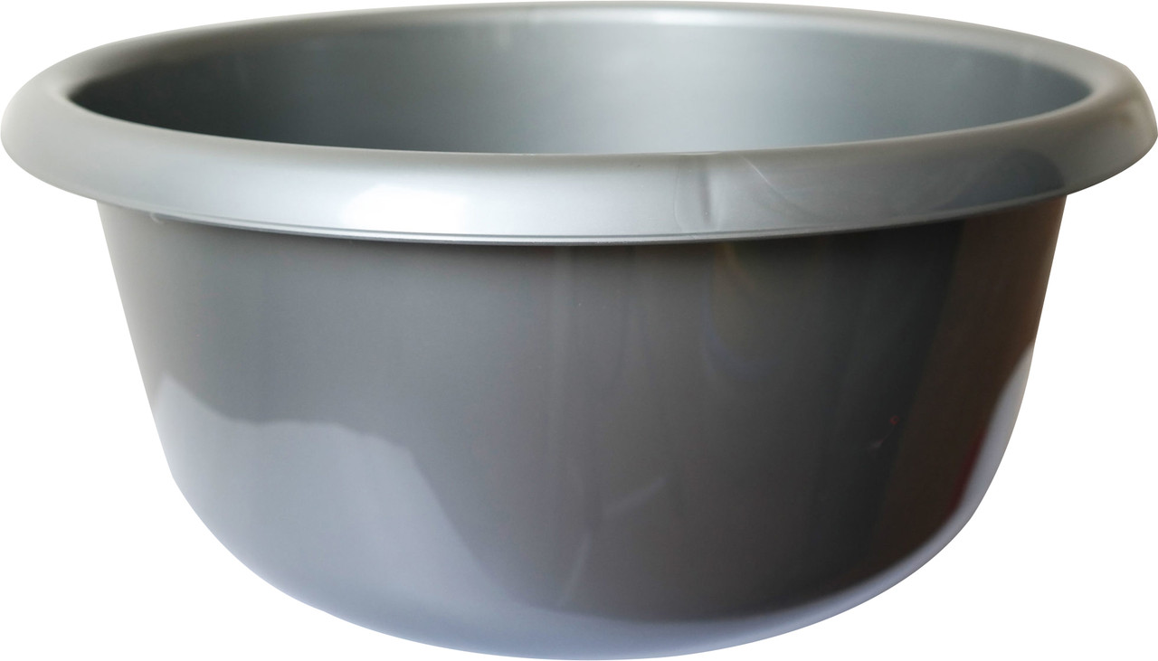 Миска ММ ПЛАСТ пластикова 10 л (М10_сіра)